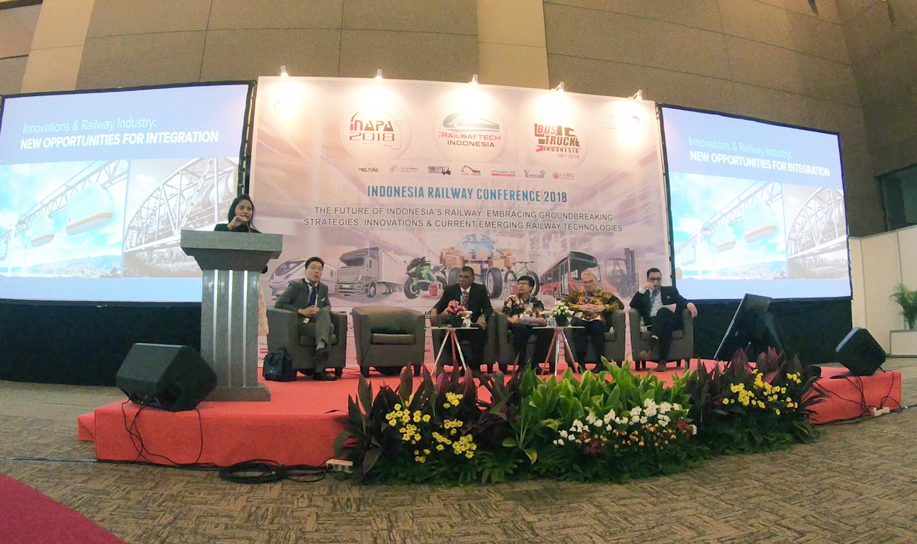 SkyWay, Sky Way, SkyWay in Belarus Yunitsky, string transport, technology, RailwayTech Indonesia 2018, SkyWay technology, Madinatul Fadhilah, exhibition